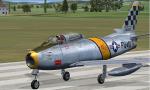 FSX/FS2004 SectionF8 F-86 Sabre of The Hunters Textures